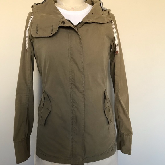 Olive green Simons light weight cotton jacket - Picture 2 of 5